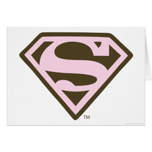 Supergirl Pink and Brown Logo (Front Horizontal)