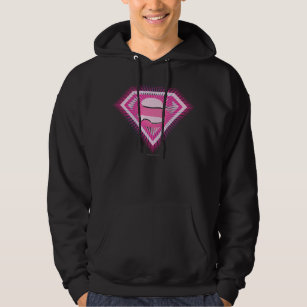 Supergirl Pink Logo Hoodie