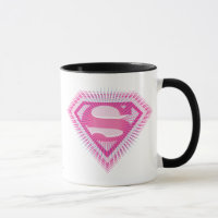 Supergirl Pink Logo Mug