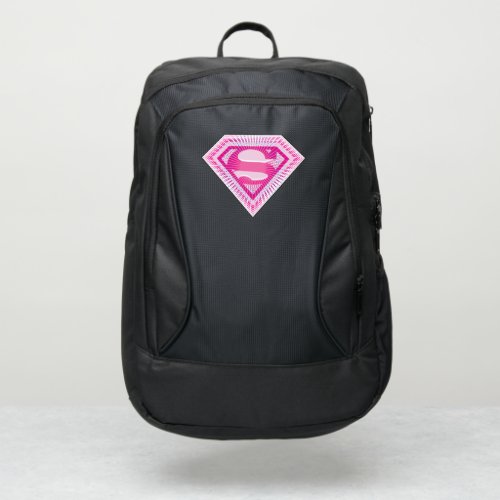 Supergirl Pink Logo Port Authority Backpack