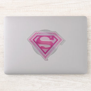 Supergirl Pink Logo Sticker