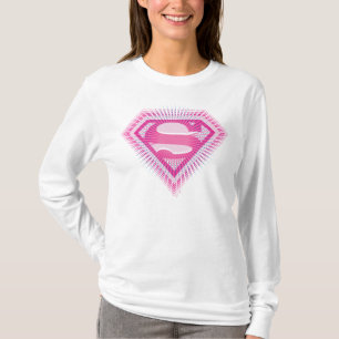 Supergirl Pink Logo T-Shirt