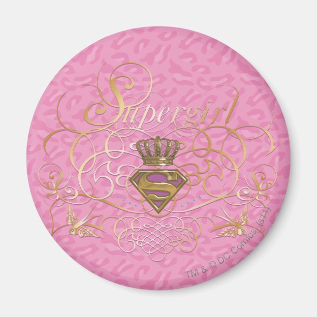 Supergirl Pink Magnet (Front)
