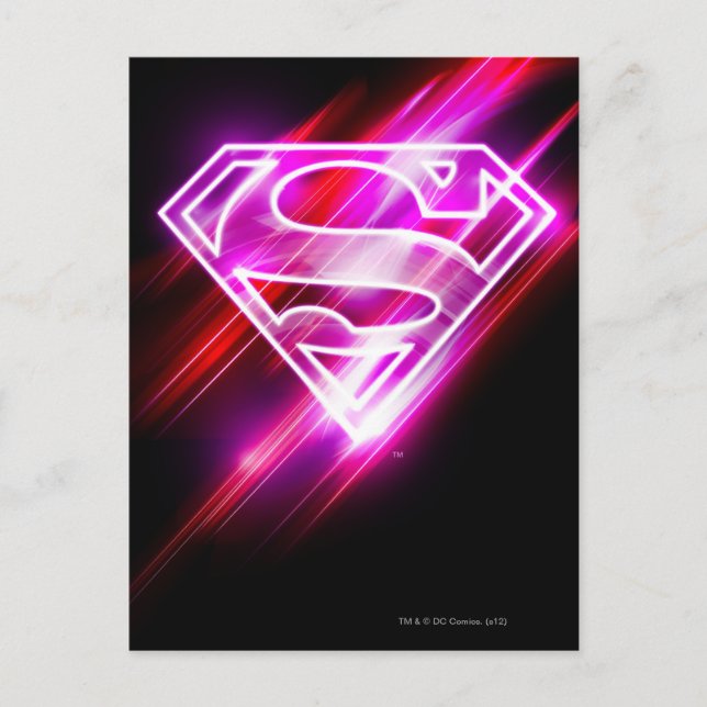 Supergirl Pink Postcard (Front)