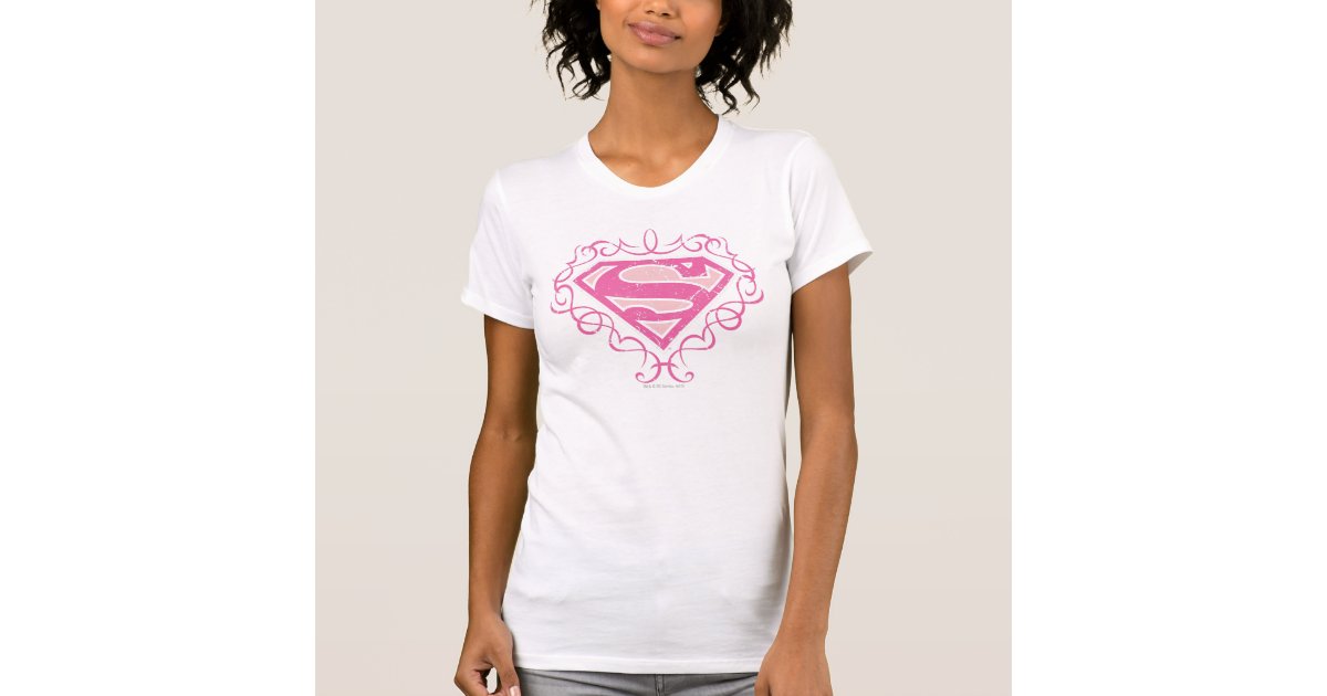 supergirl shirt pink