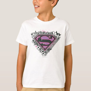 Supergirl Pins Logo T-Shirt