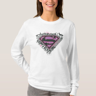 Supergirl Pins Logo T-Shirt