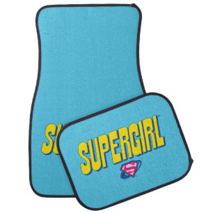 Supergirl Pop Logo Car Floor Mat
