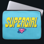 Supergirl Pop Logo Laptop Sleeve<br><div class="desc">Check out this Supergirl super pop name logo!</div>