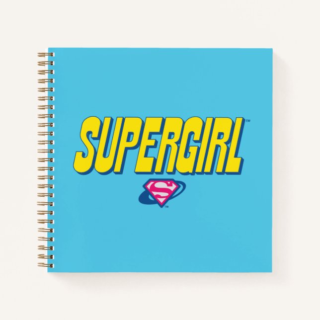 Supergirl Pop Logo Notebook (Front)