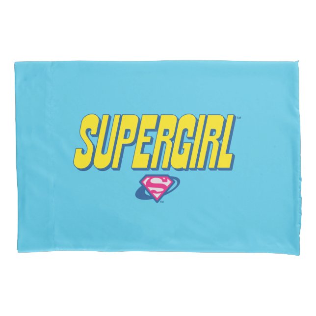 Supergirl Pop Logo Pillow Case (Front)