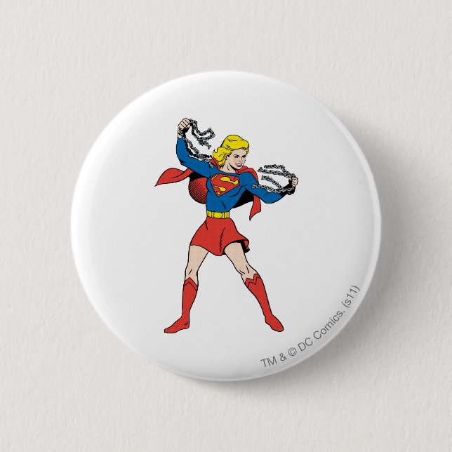 Supergirl Pose 10 Button (Front)
