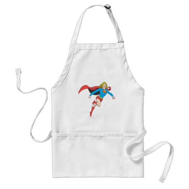 Supergirl Pose 1 Adult Apron (Front)