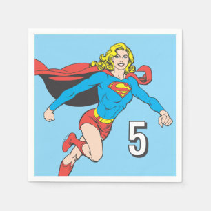 Supergirl Pose 1 Napkins