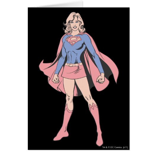 Supergirl Pose 3 Cards (Front)