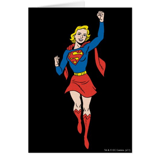 Supergirl Pose 4 Cards (Front)