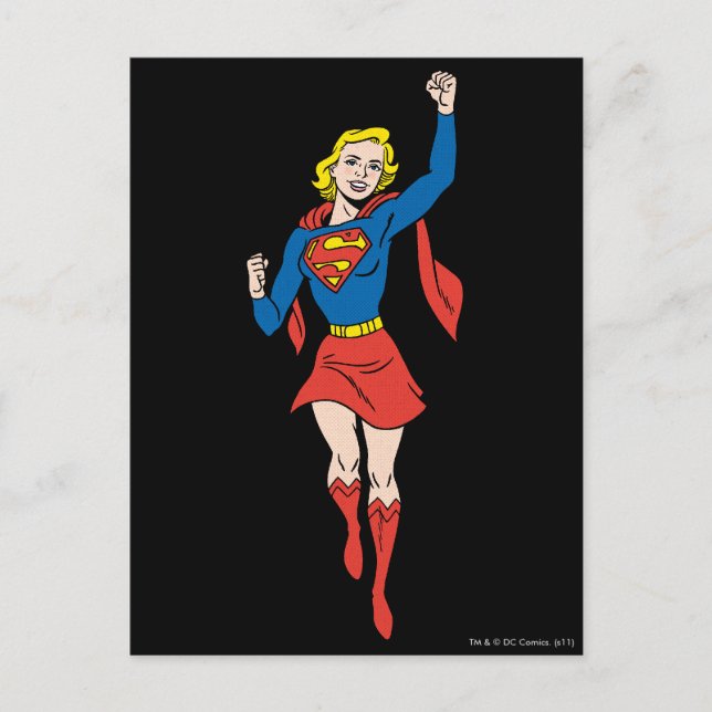 Supergirl Pose 4 Postcard (Front)