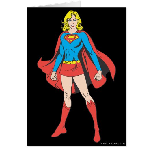 Supergirl Pose 5 Cards (Front)