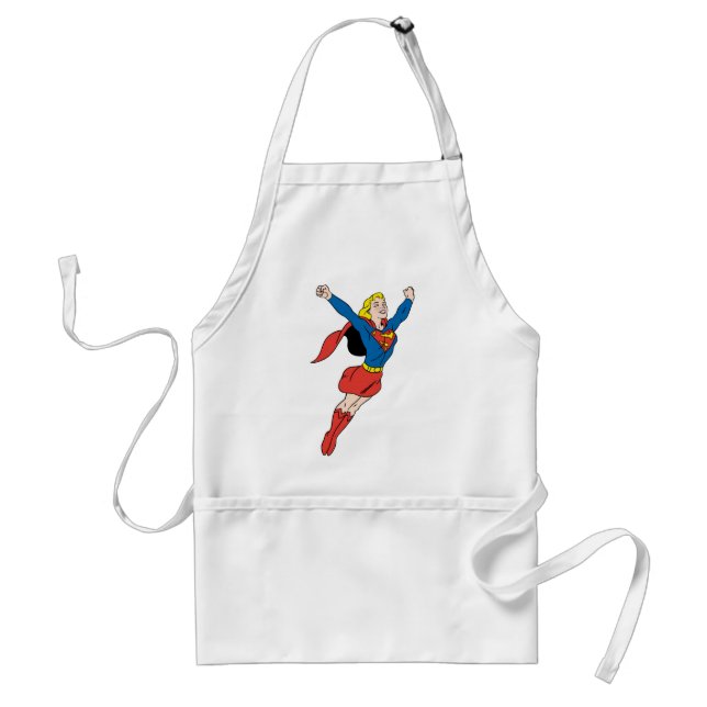 Supergirl Pose 6 Adult Apron (Front)