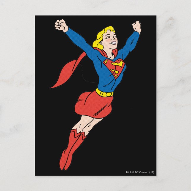 Supergirl Pose 6 Postcard (Front)