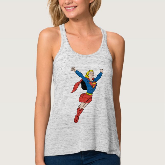 Supergirl Pose 6 Tank Top (Front)