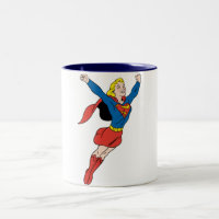 Supergirl Pose 6 Two-Tone Coffee Mug