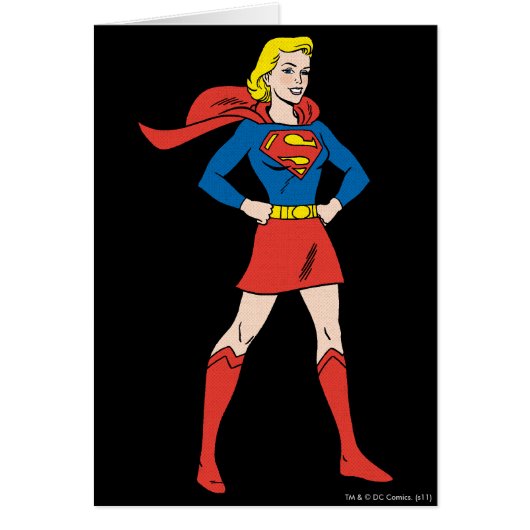 Supergirl Pose 7 Cards (Front)