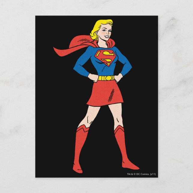 Supergirl Pose 7 Postcard (Front)