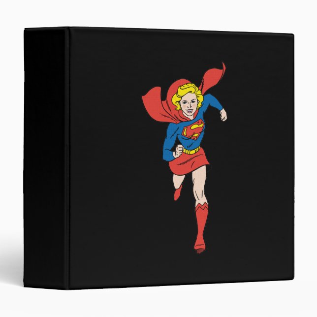 Supergirl Pose 8 3 Ring Binder (Front/Spine)