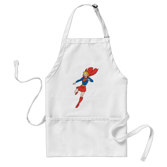 Supergirl  Pose 8 Adult Apron (Front)