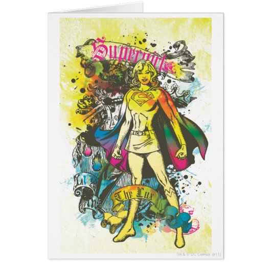 Supergirl Pose The Lux Cards (Front)