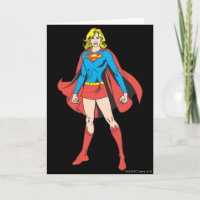 Supergirl Poses Card