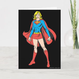 Supergirl Poses Card