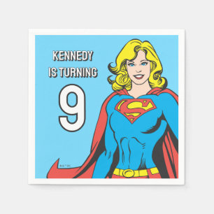 Supergirl Poses Napkins