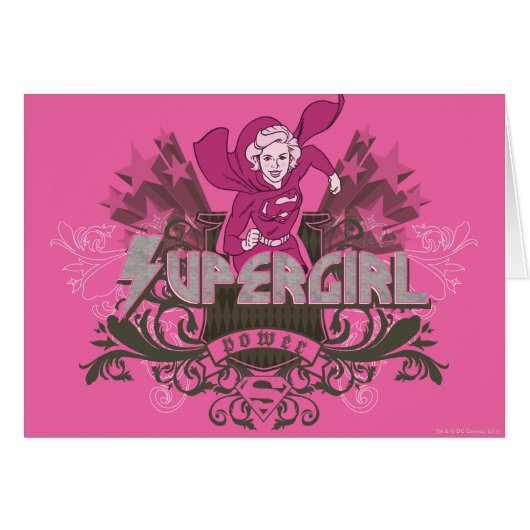 Supergirl Power 2 Cards (Front Horizontal)