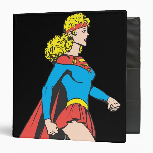 Supergirl Profile 3 Ring Binder (Front/Inside)