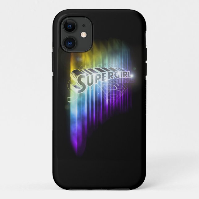 Supergirl Rainbow Case-Mate iPhone Case (Back)