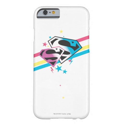 Supergirl Rainbow Stripes Barely There iPhone 6 Case