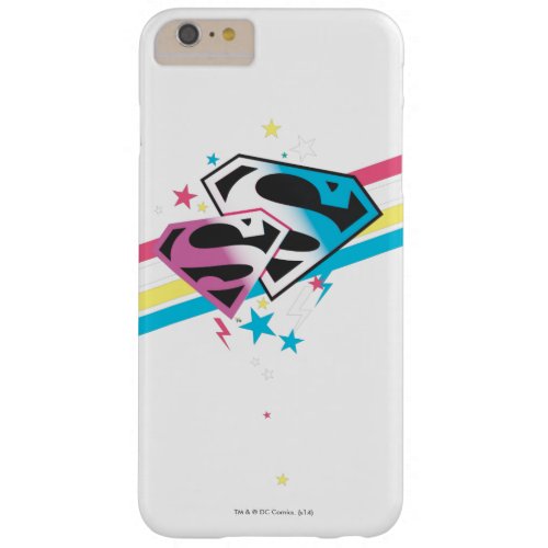 Supergirl Rainbow Stripes Barely There iPhone 6 Plus Case