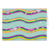 Supergirl Rainbow Waves Green (Front Horizontal)