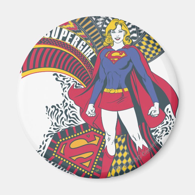 Supergirl Random World 1 Magnet (Front)