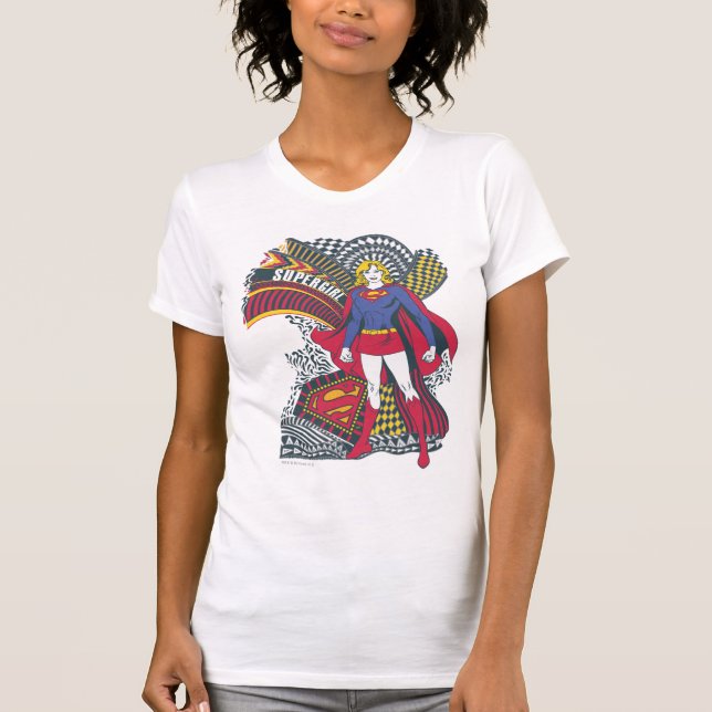 Supergirl Random World 1 T-Shirt (Front)