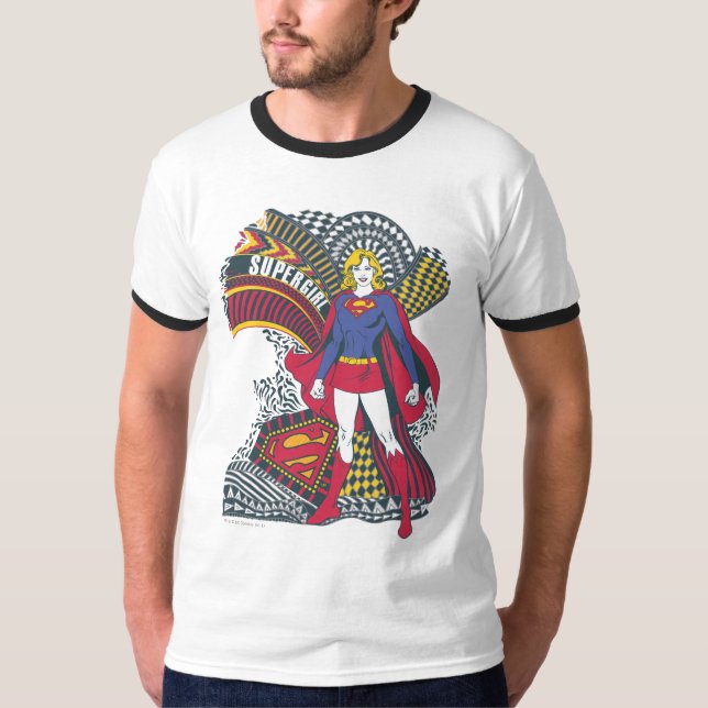 Supergirl Random World 1 T-Shirt (Front)