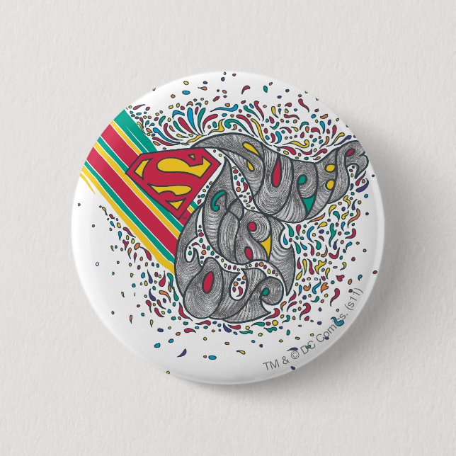 Supergirl Random World 2 Pinback Button (Front)