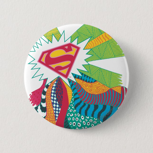 Supergirl Random World 3 Button (Front)