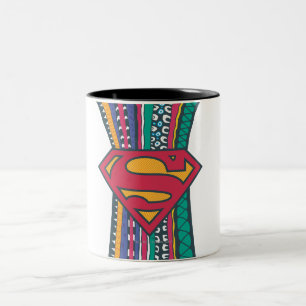 Supergirl Random World 4 Two-Tone Coffee Mug