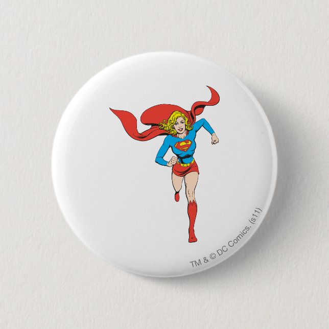 Supergirl Ready to Go Button (Front)