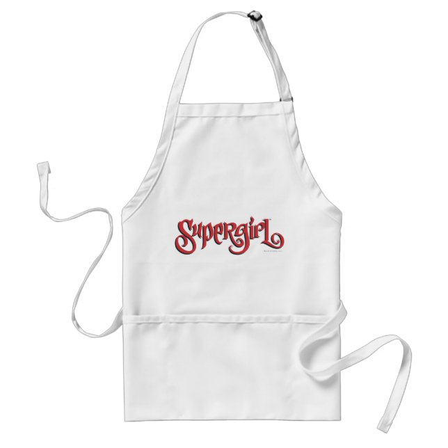 Supergirl Red Logo Adult Apron (Front)