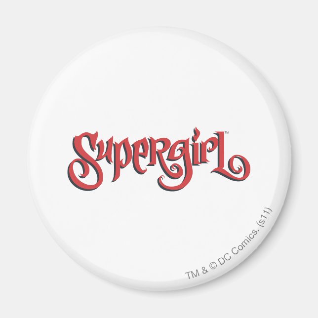 Supergirl Red Logo Magnet (Front)