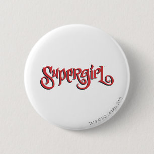 Supergirl Red Logo Pinback Button